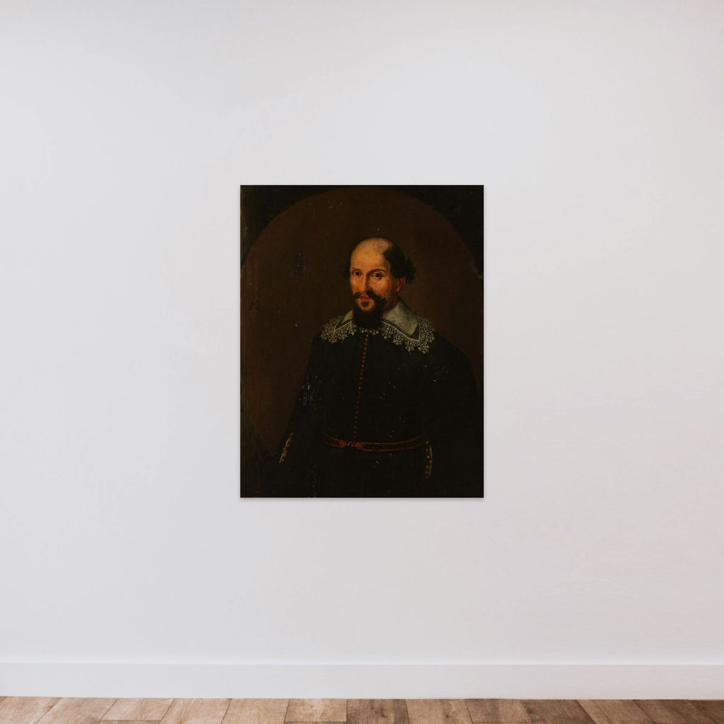 Portrait of Jacques Specx, Governor-General of the Dutch East Indies unframed — shown to scale
