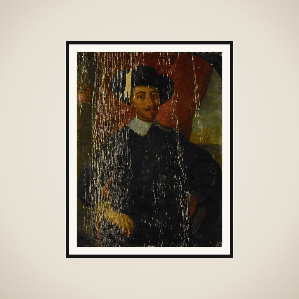 Portrait of Antonio van Diemen, Governor-General of the Dutch East Indies framed