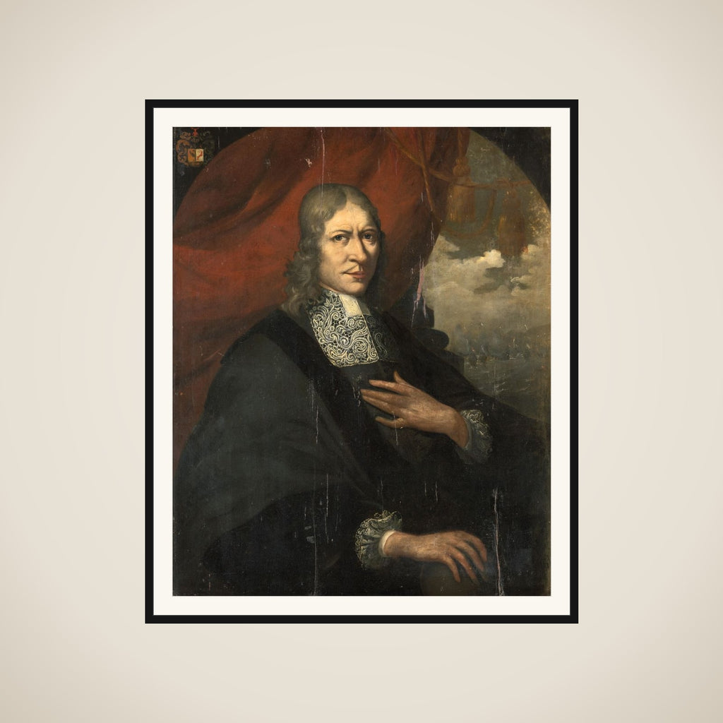 Portrait of Rycklof van Goens, Governor-General framed