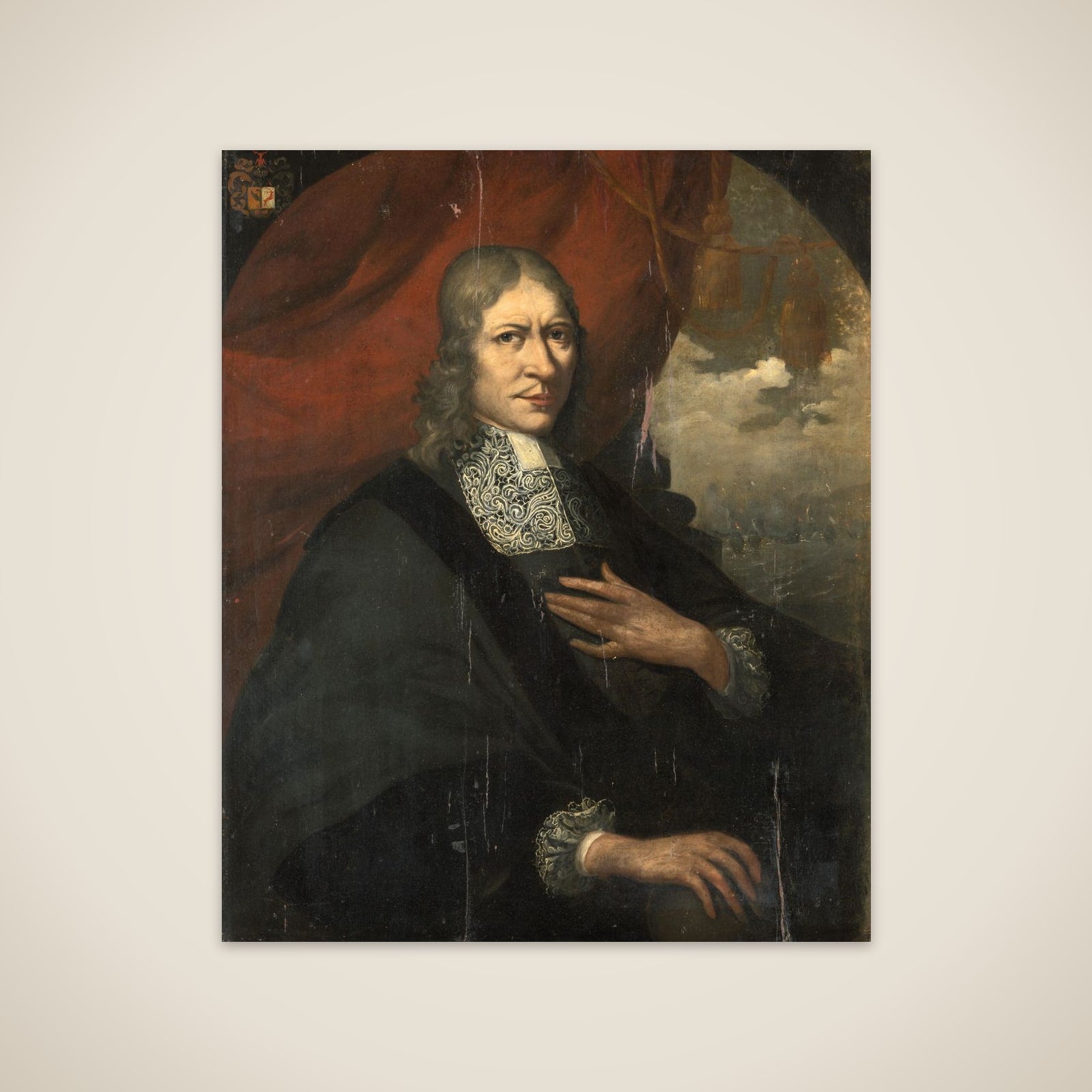 Portrait of Rycklof van Goens, Governor-General unframed print