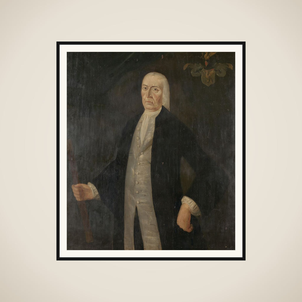 Portrait of Jeremias van Riemsdijk, Governor-General of the Dutch East India Company framed