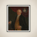 Portrait of Reinier de Klerk, Governor-General of the Dutch East India Company framed