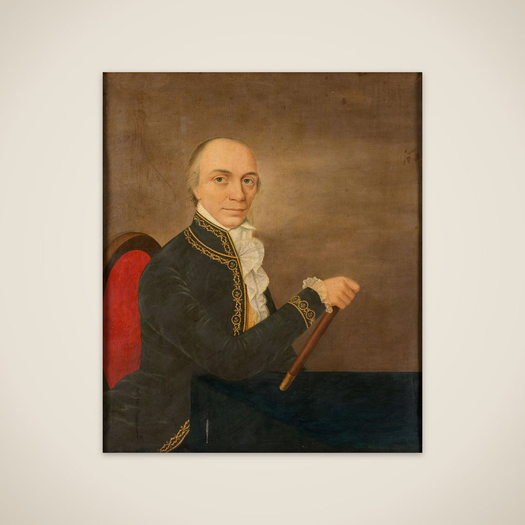 Portrait of Johannes Siberg, Governor-General of the Dutch East Indies unframed print