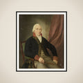 Portrait of Albertus Henricus Wiese, Governor-General of the Dutch East Indies framed