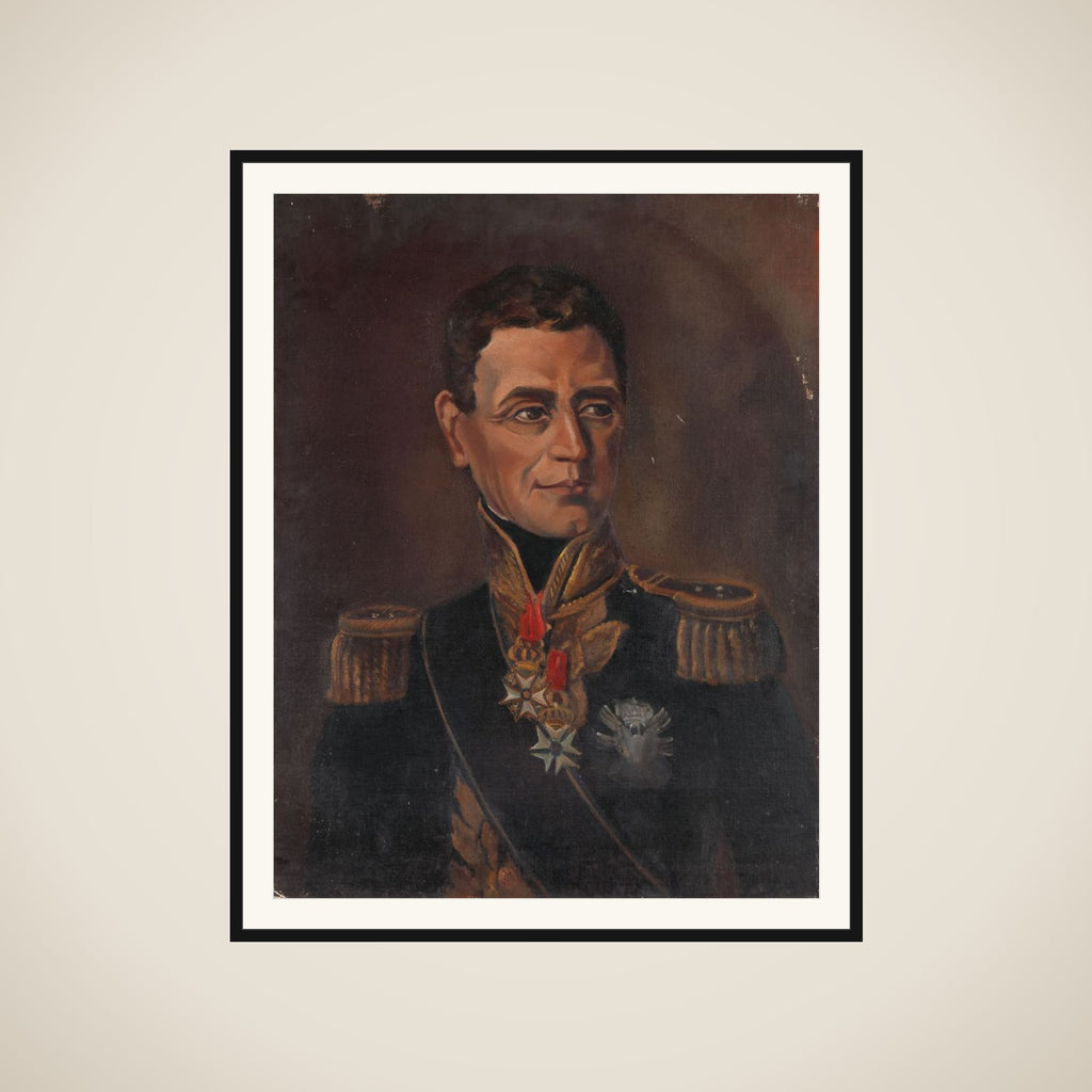 Jonkheer Jan Willem Janssens (1762-1838). Gouverneur-generaal (1811-12) framed