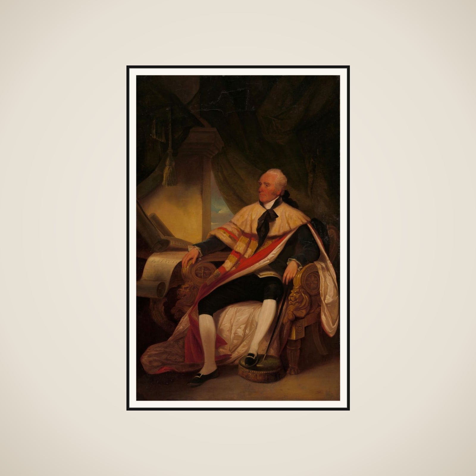 Gilbert Elliot, 1st Earl of Minto (1751-1814), Viceroy of British India and Governor General of the Dutch East Indies (1812-14) framed
