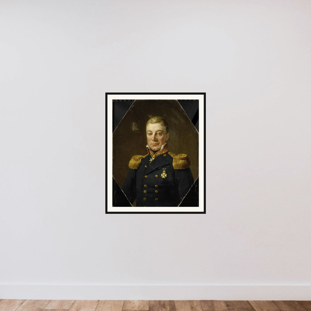 Arnold Adriaan Buyskes (1771-1838). Commissaris-generaal (1816-19) framed — shown to scale