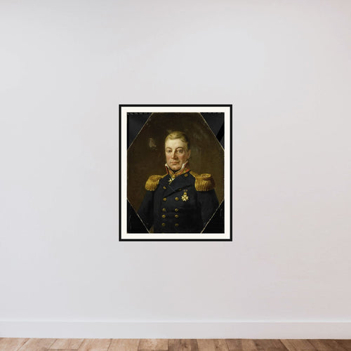 Arnold Adriaan Buyskes (1771-1838). Commissaris-generaal (1816-19) framed — shown to scale