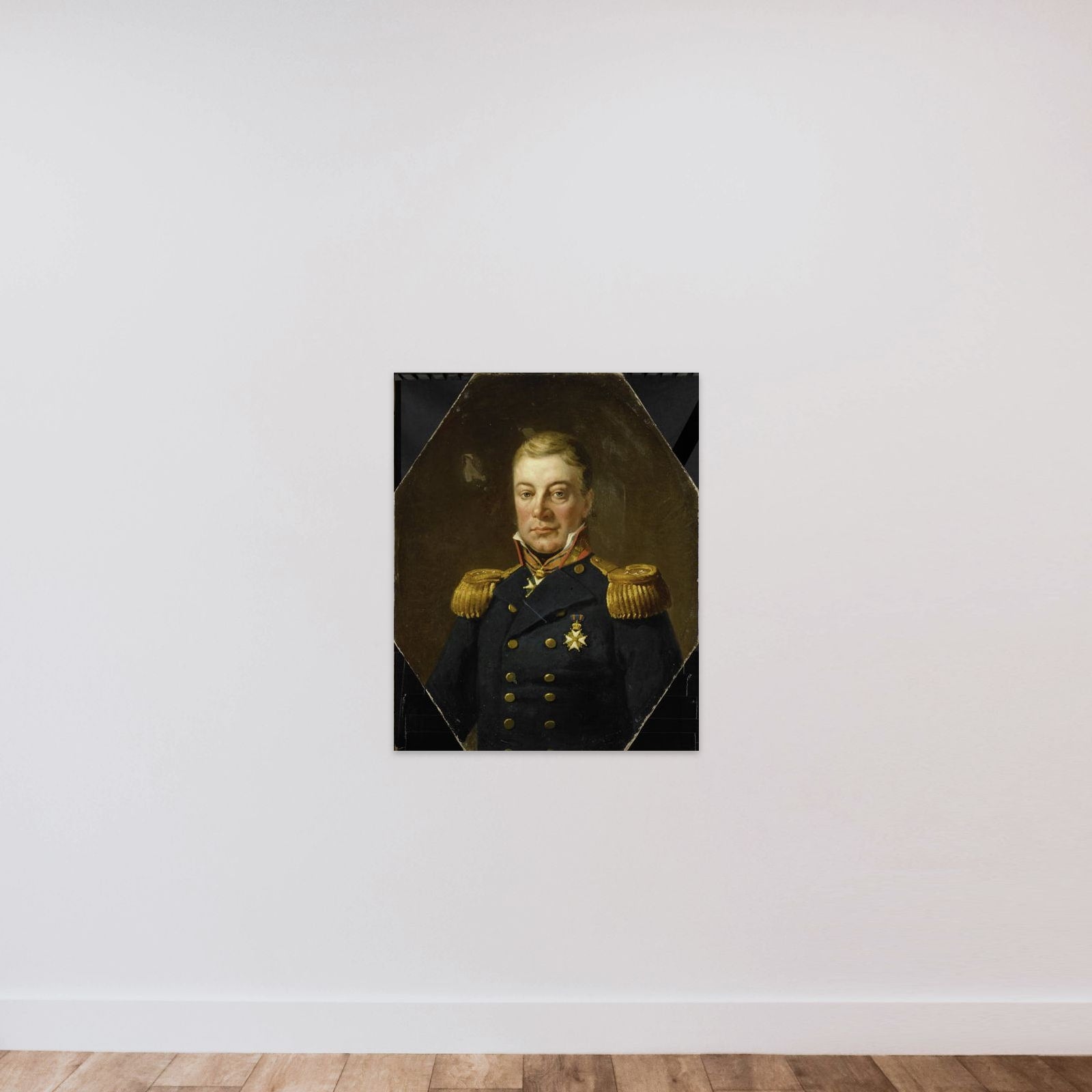 Arnold Adriaan Buyskes (1771-1838). Commissaris-generaal (1816-19) unframed — shown to scale