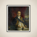 Portrait of Léonard Pierre Joseph, Viscount du Bus de Gisignies, Commissioner-General framed