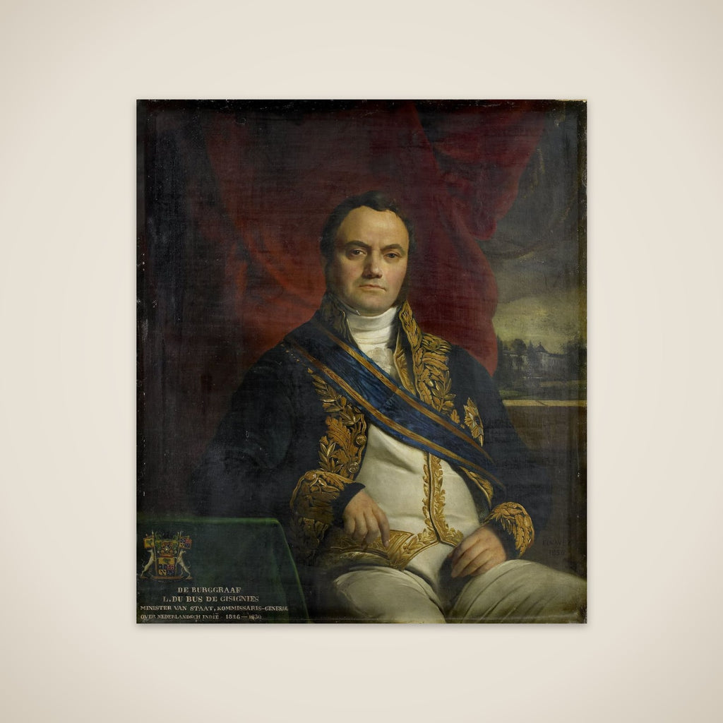 Portrait of Léonard Pierre Joseph, Viscount du Bus de Gisignies, Commissioner-General unframed print