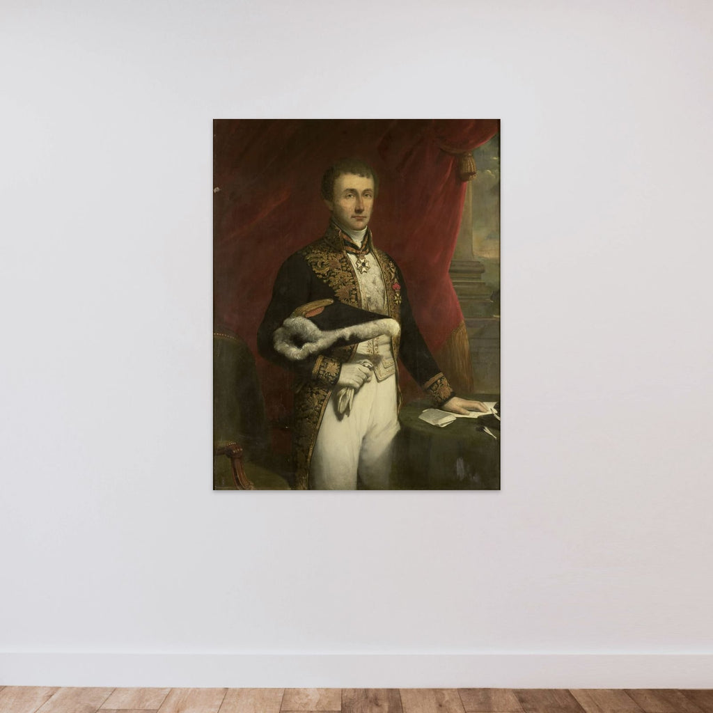 Pieter Merkus (1787-1844). Gouverneur-generaal (1841-44) unframed — shown to scale