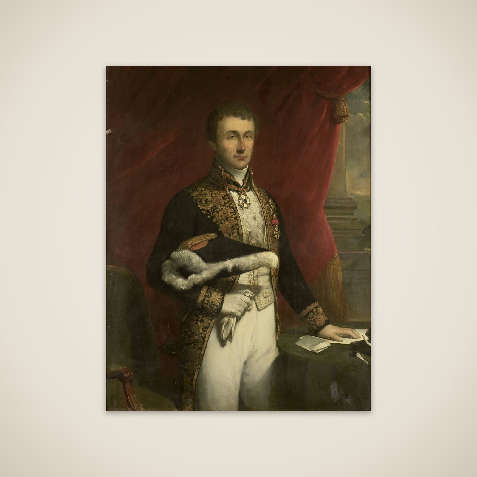 Pieter Merkus (1787-1844). Gouverneur-generaal (1841-44) unframed print