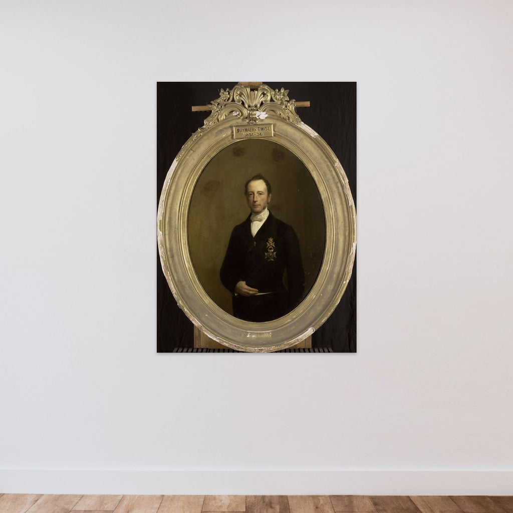 Albertus Jacob Duymaer van Twist (1809-87). Gouverneur-generaal (1851-55) unframed — shown to scale