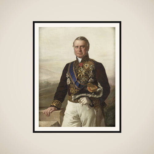 Charles Ferdinand Pahud (1803-73). Gouverneur-generaal (1855-61) framed