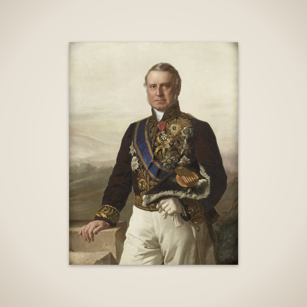 Charles Ferdinand Pahud (1803-73). Gouverneur-generaal (1855-61) unframed print