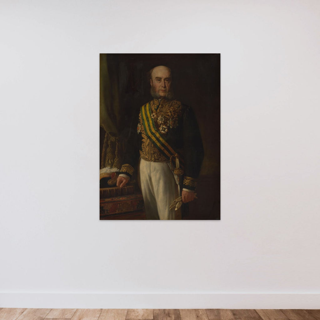 James Loudon (1824-1900). Gouverneur-generaal (1871-75) unframed — shown to scale