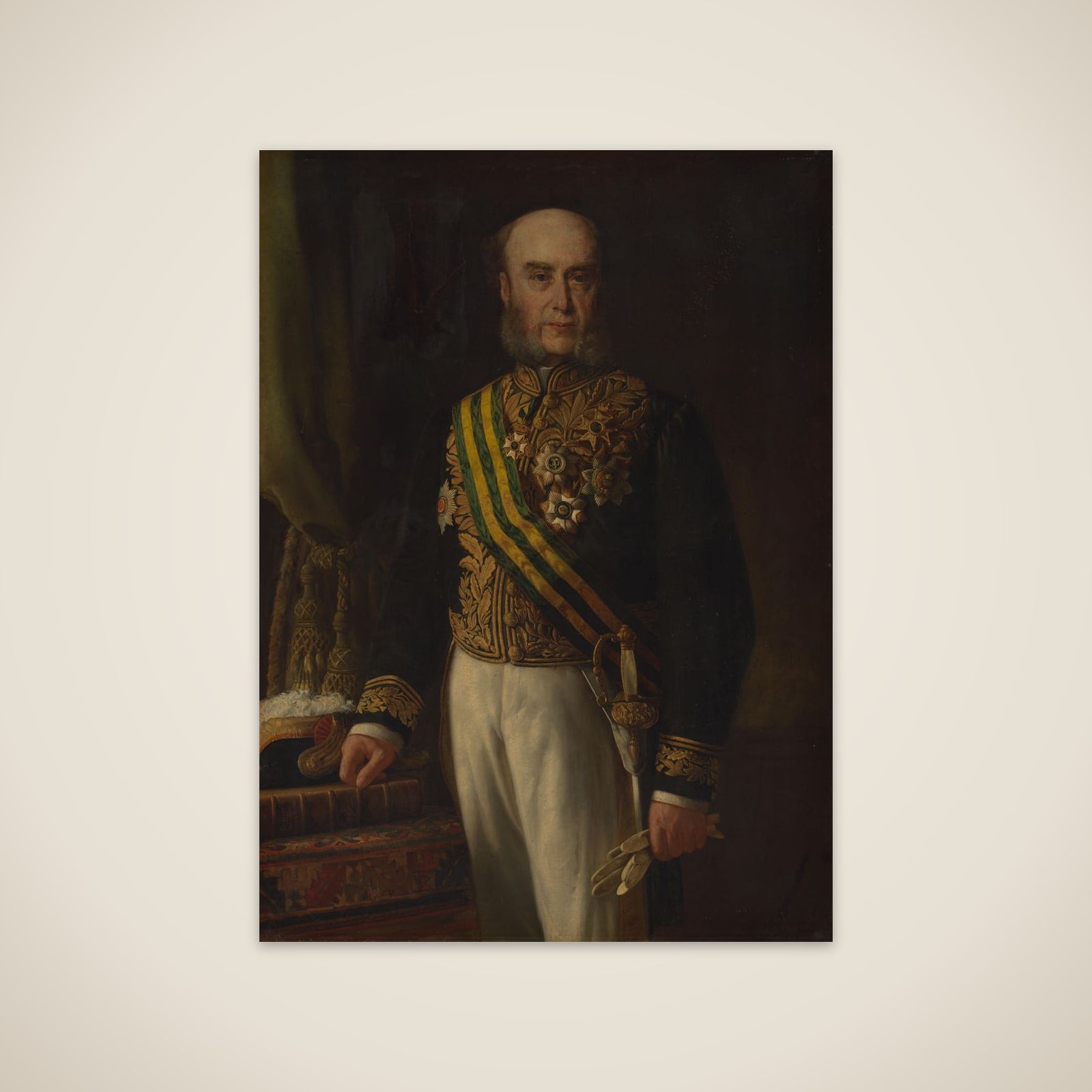James Loudon (1824-1900). Gouverneur-generaal (1871-75) unframed print