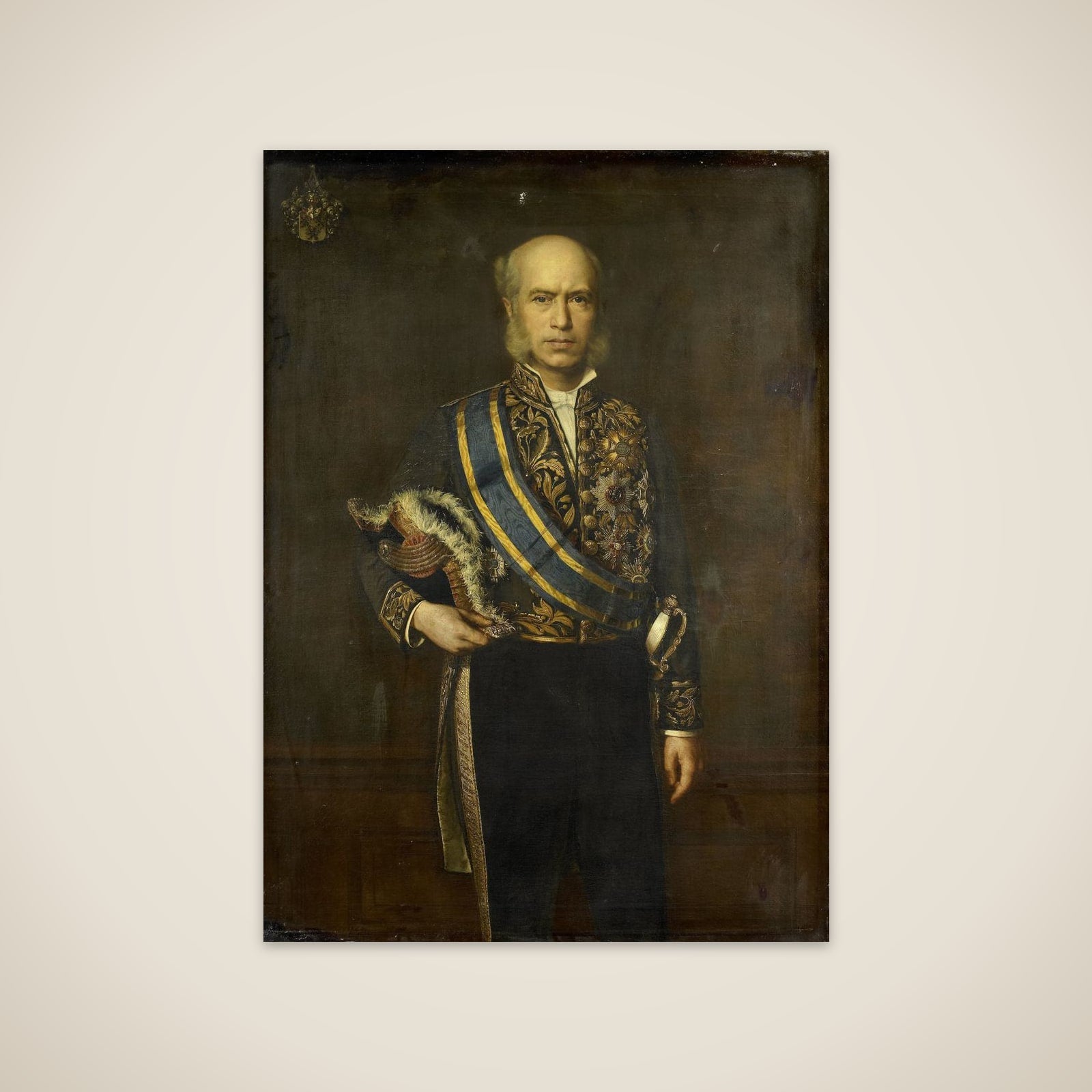 Johan Wilhelm van Lansberge (1830-1906). Gouverneur-generaal (1875-1880) unframed print