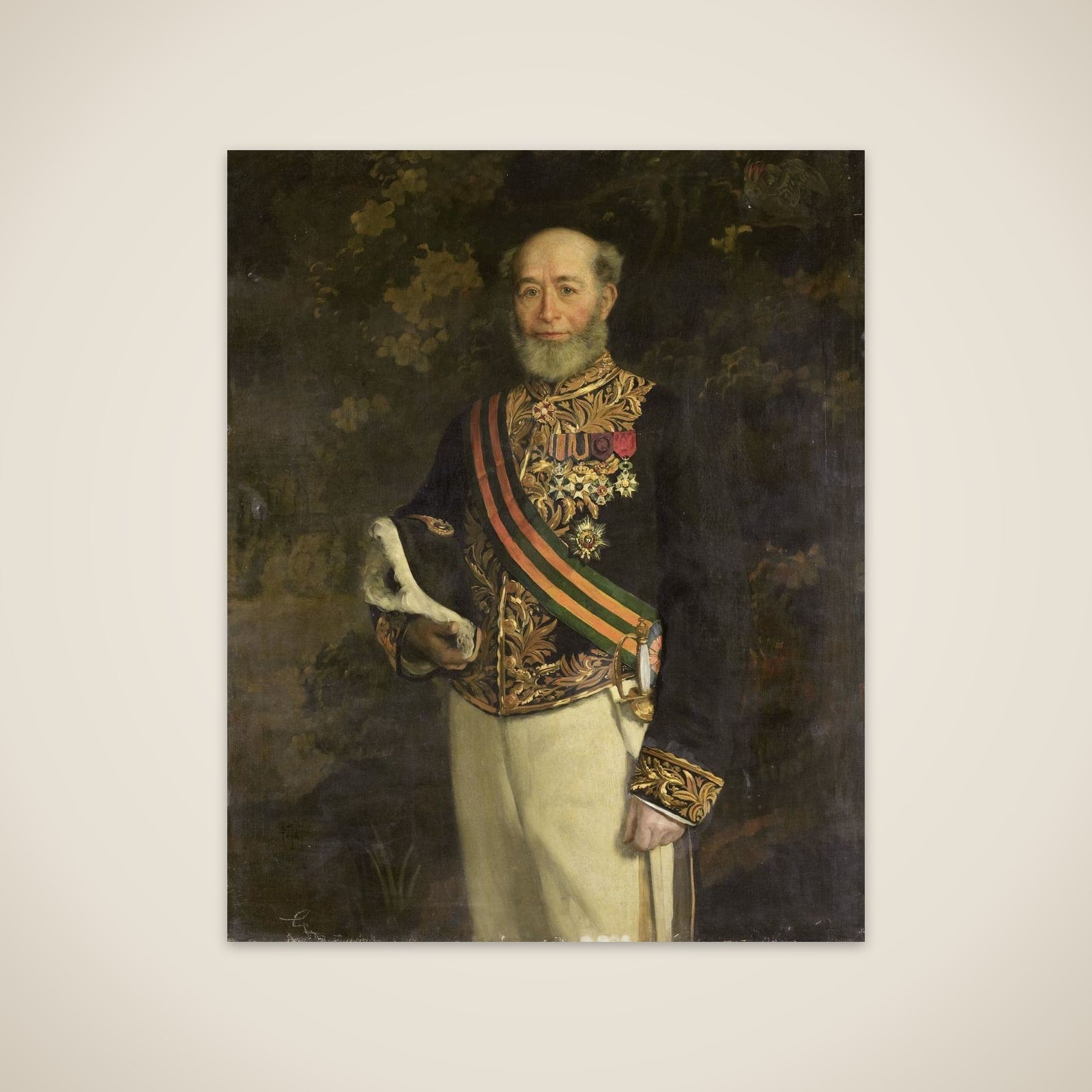 Frederik s'Jacob (1822-1901). Gouverneur-generaal (1880-84) unframed print