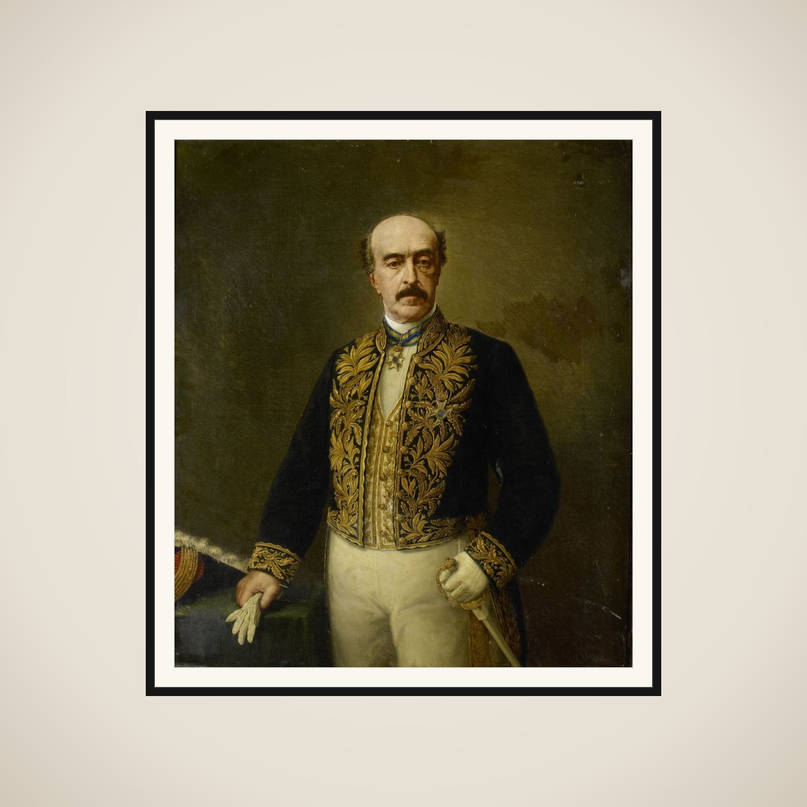Otto van Rees (1823-92). Gouverneur-generaal (1884-88) framed
