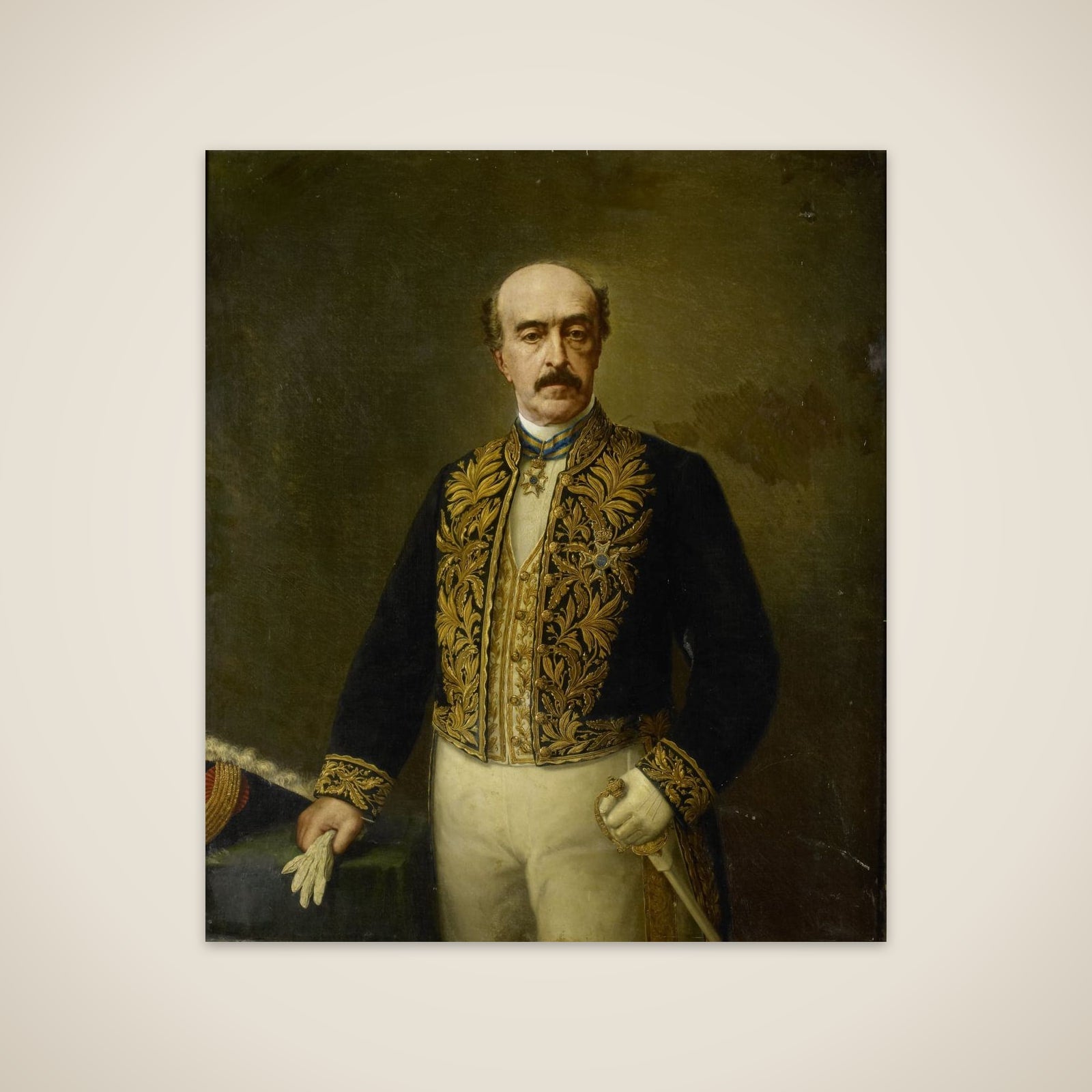 Otto van Rees (1823-92). Gouverneur-generaal (1884-88) unframed print