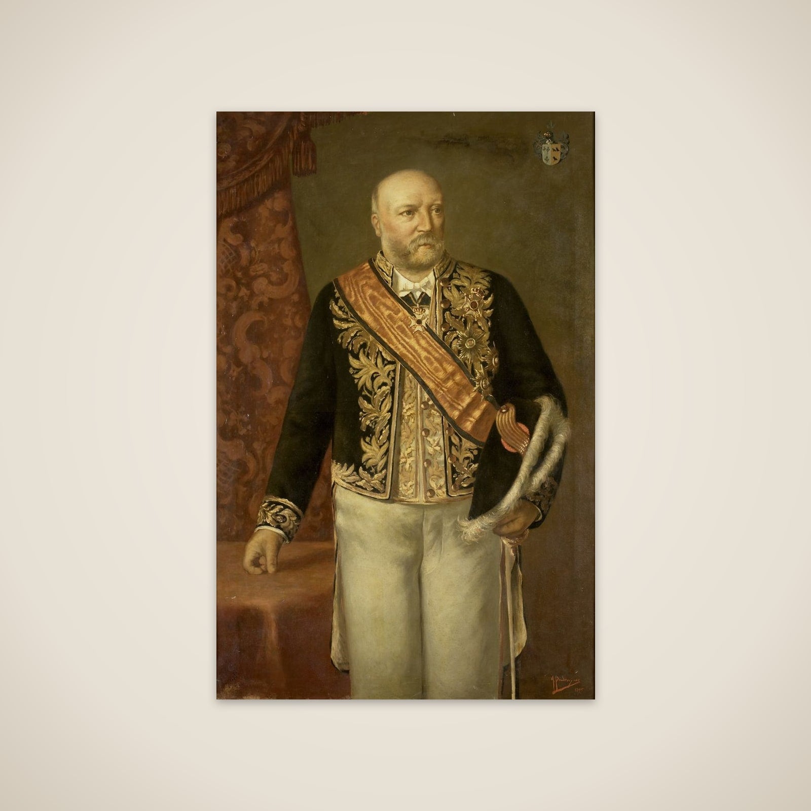 Cornelis Pijnacker Hordijk (1847-1908). Gouverneur-generaal (1888-93) unframed print