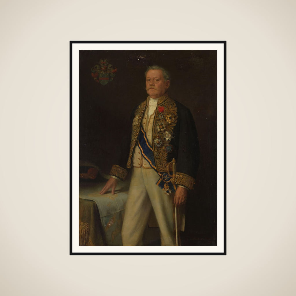 Carel Herman Aart van der Wijck (1840-1914). Gouverneur-generaal (1893-99) framed