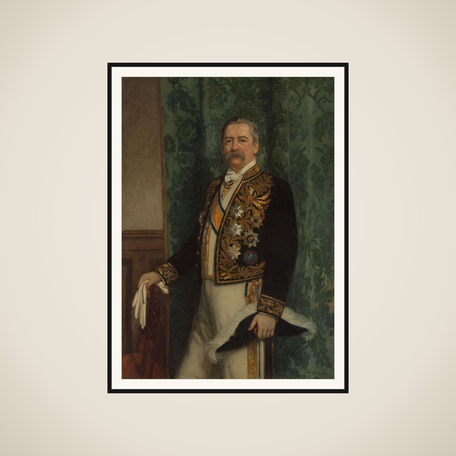 Willem Rooseboom (1843-1920). Gouverneur-generaal (1899-1904) framed