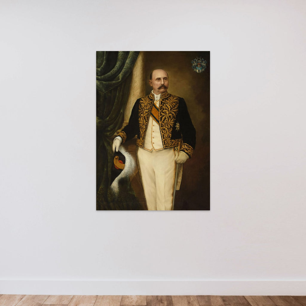 Johannes Benedictus van Heutsz (1851-1924). Gouverneur-generaal (1904-09) unframed — shown to scale