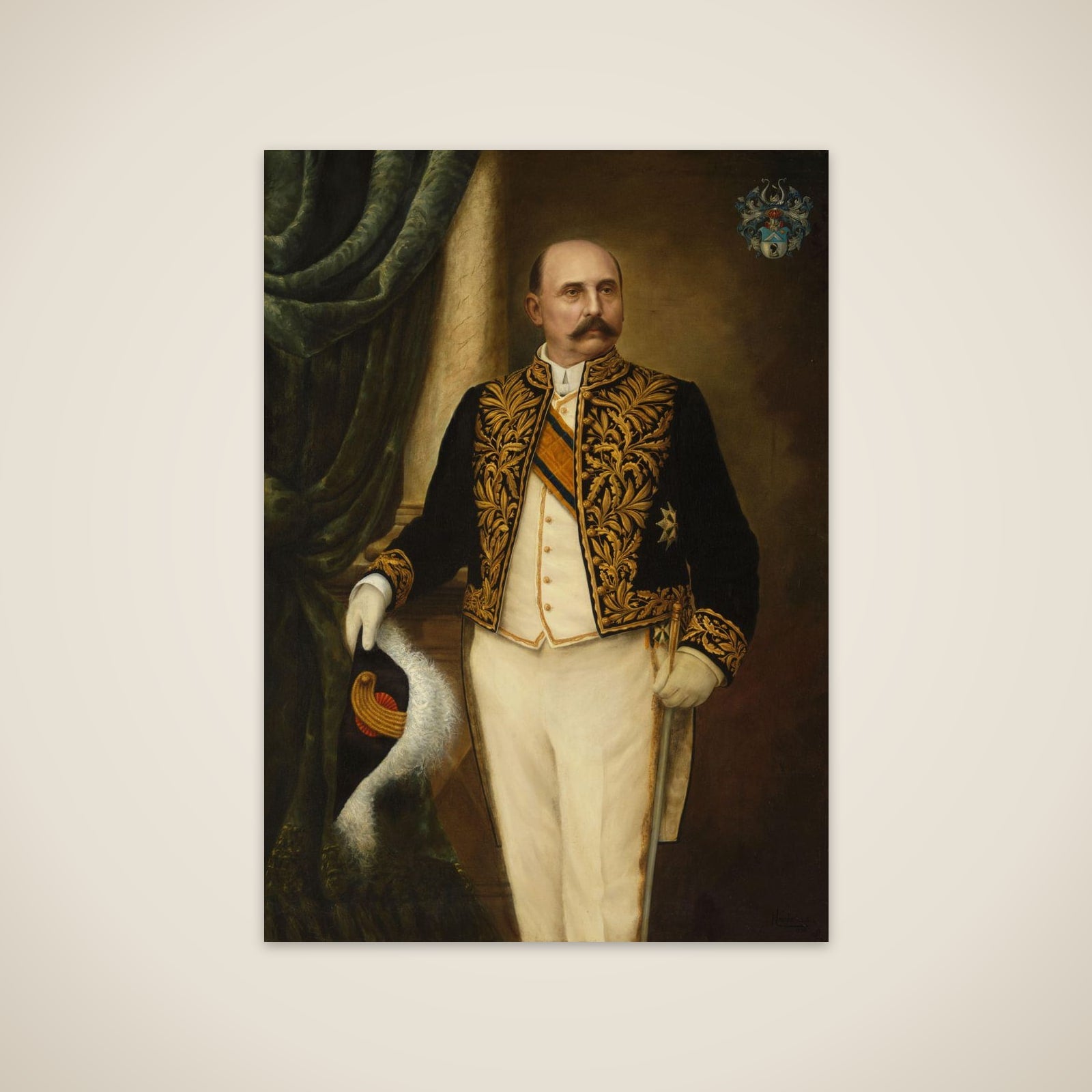 Johannes Benedictus van Heutsz (1851-1924). Gouverneur-generaal (1904-09) unframed print