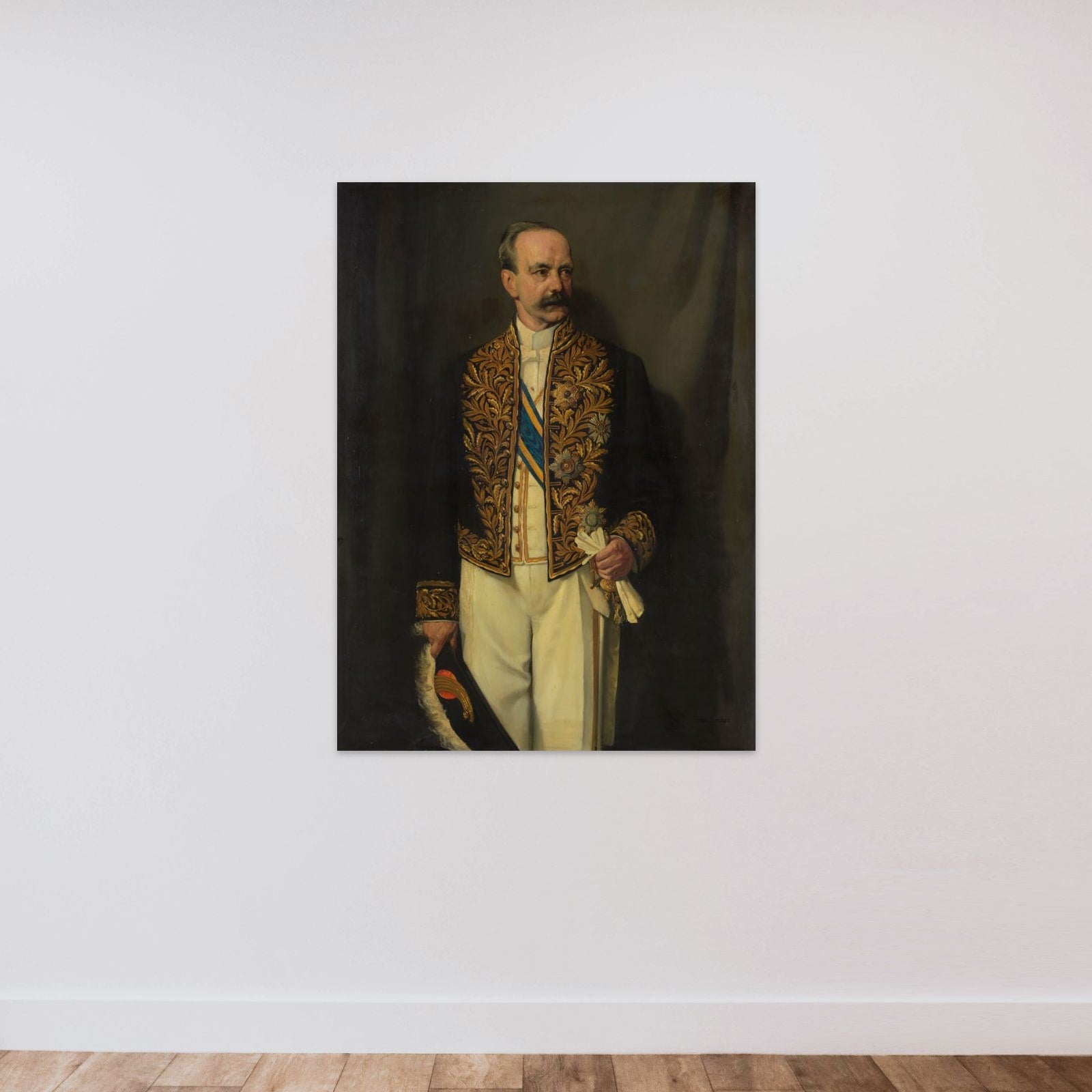 Alexander Willem Frederik Idenburg (1861-1935). Gouverneur-generaal (1909-16) unframed — shown to scale