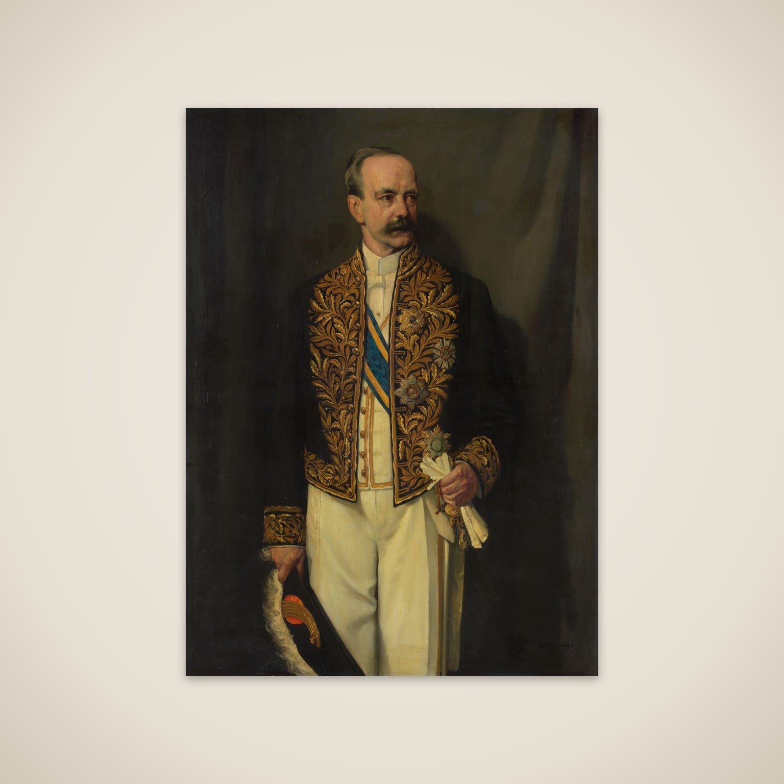 Alexander Willem Frederik Idenburg (1861-1935). Gouverneur-generaal (1909-16) unframed print