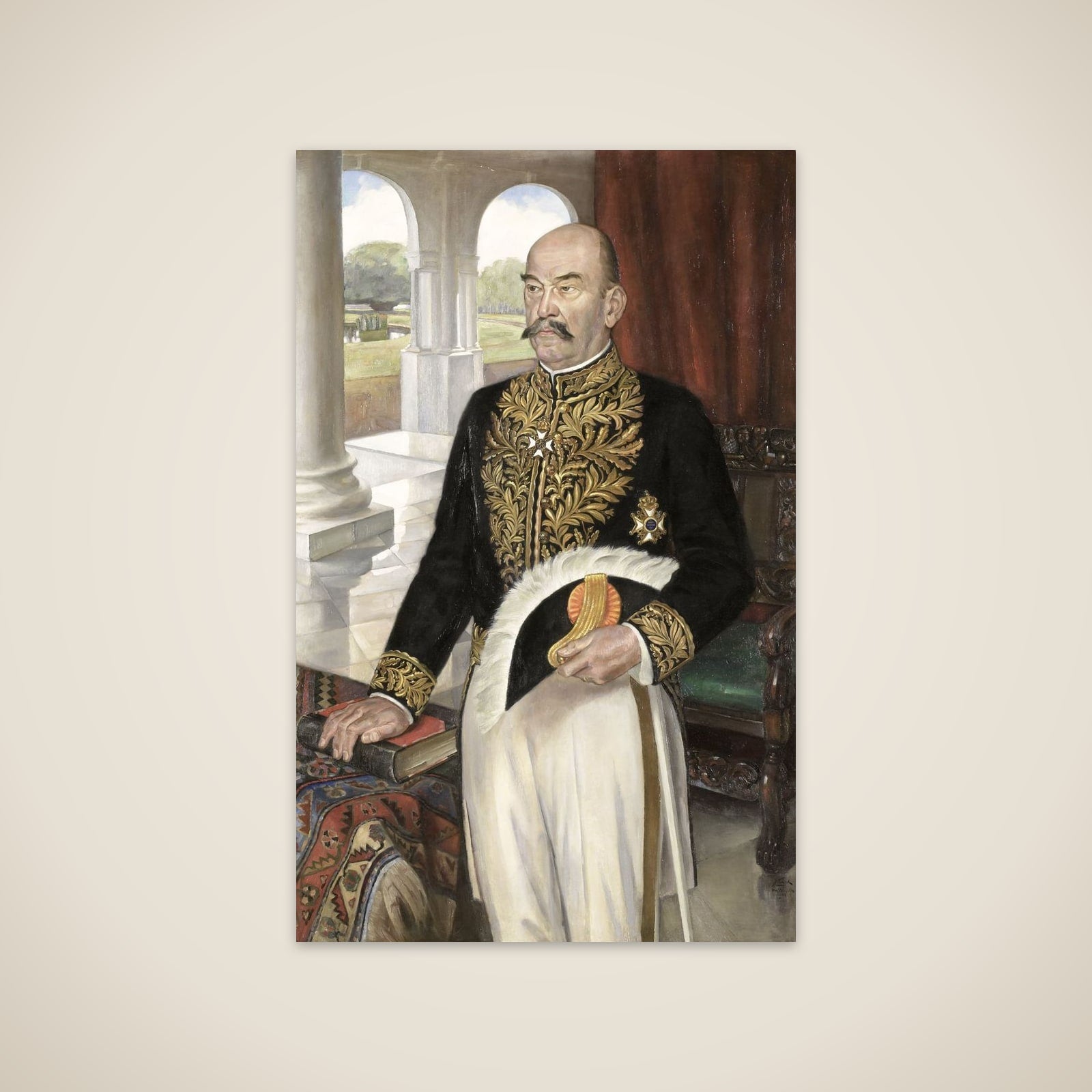 Dirk Fock (1858-1941). Gouverneur-generaal (1921-26) unframed print