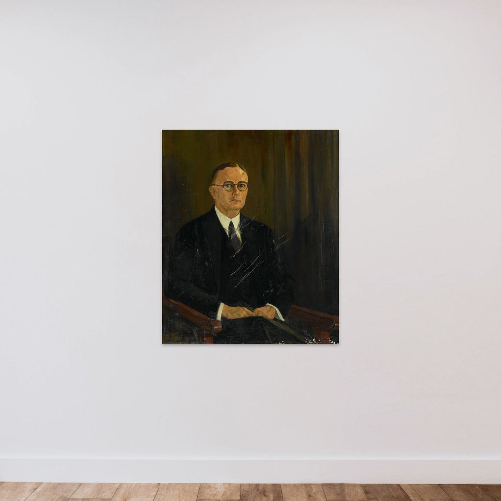 Jan Willem Meyer Ranneft (1887-1968). Voorzitter van de volksraad (1929-33) unframed — shown to scale