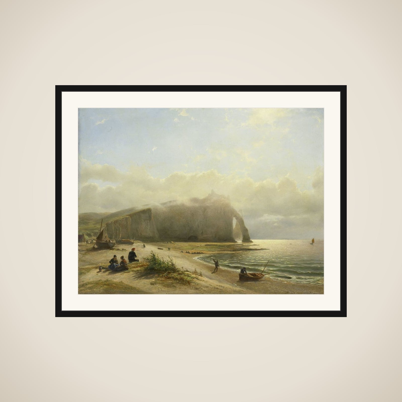 Seascape near the Coast framed