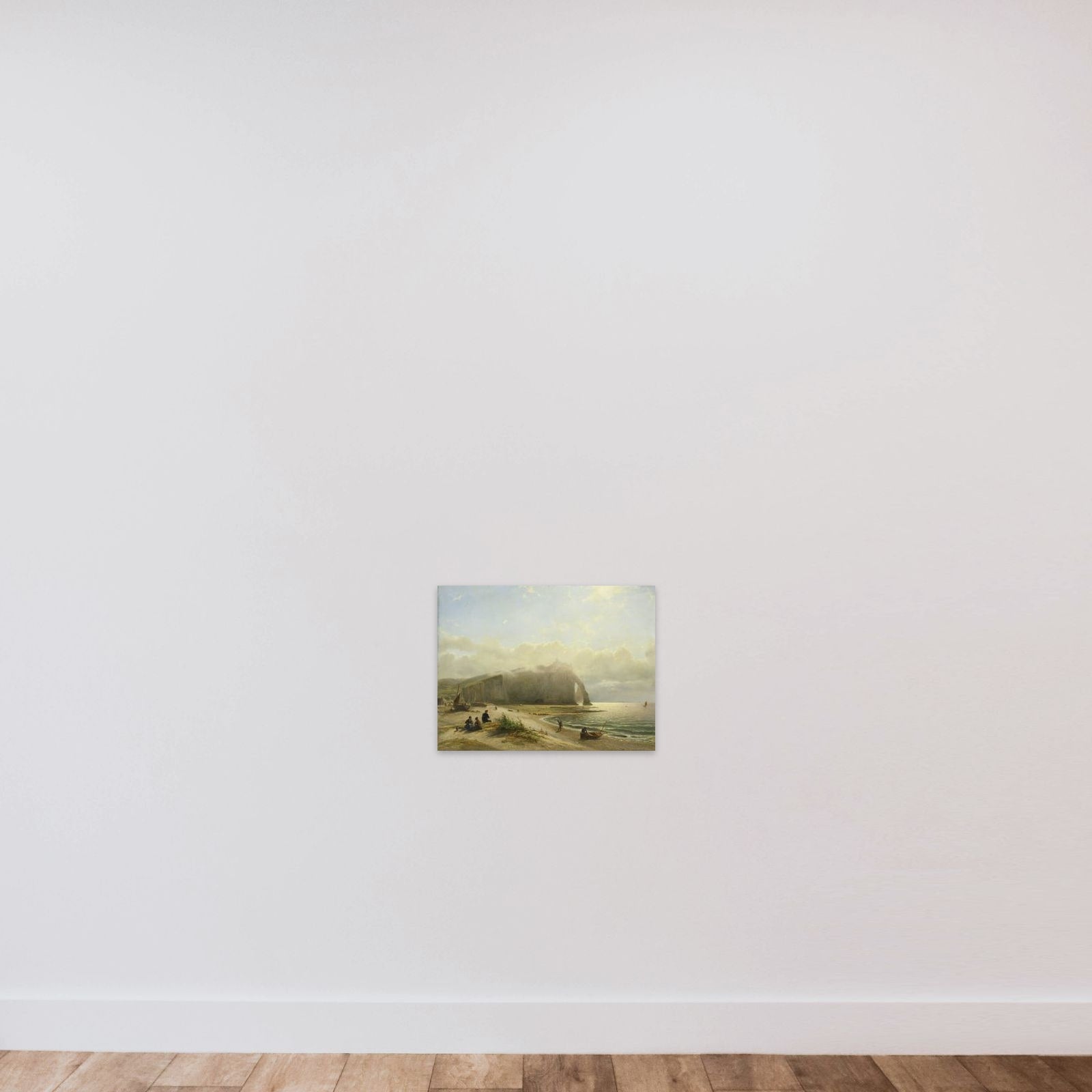 Seascape near the Coast unframed — shown to scale