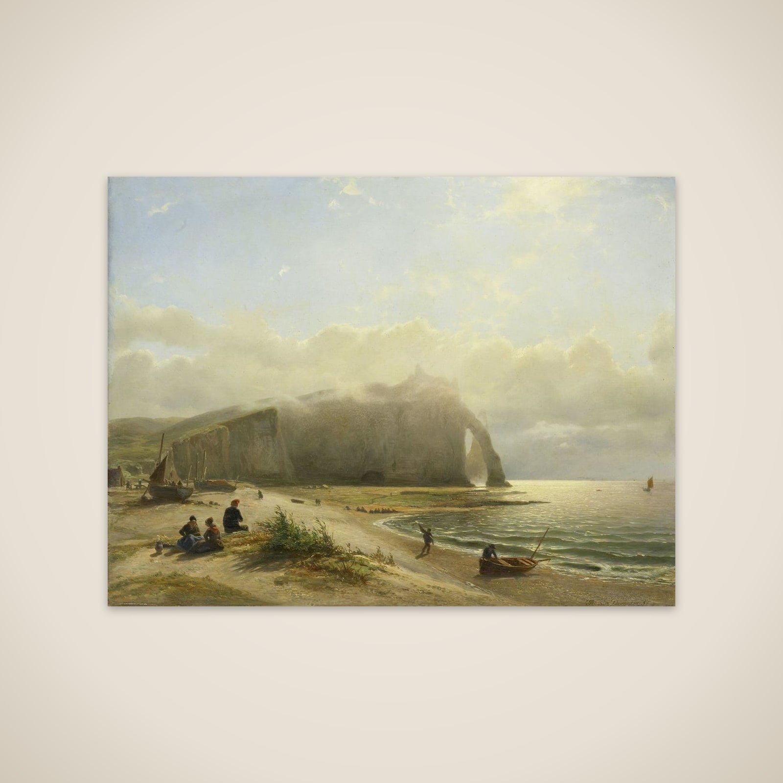 Seascape near the Coast unframed print