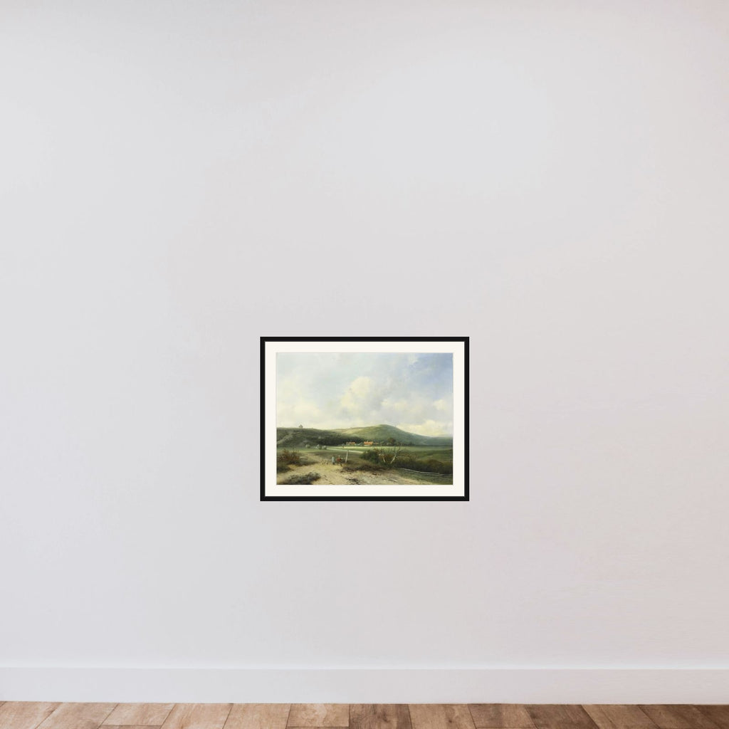 View in the Dunes framed — shown to scale