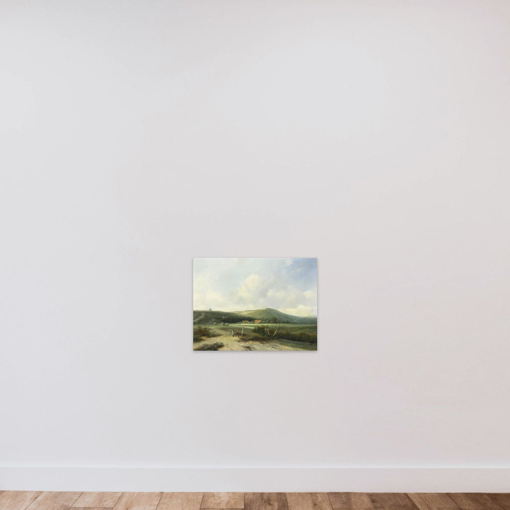 View in the Dunes unframed — shown to scale