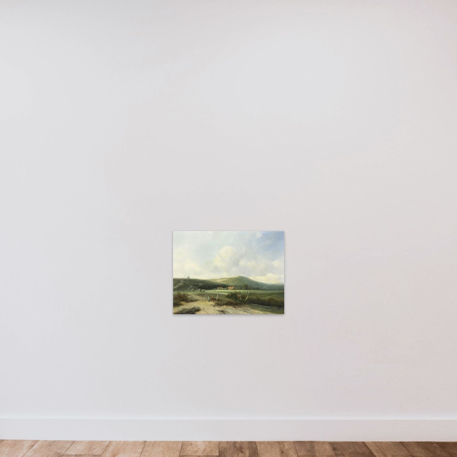 View in the Dunes unframed — shown to scale