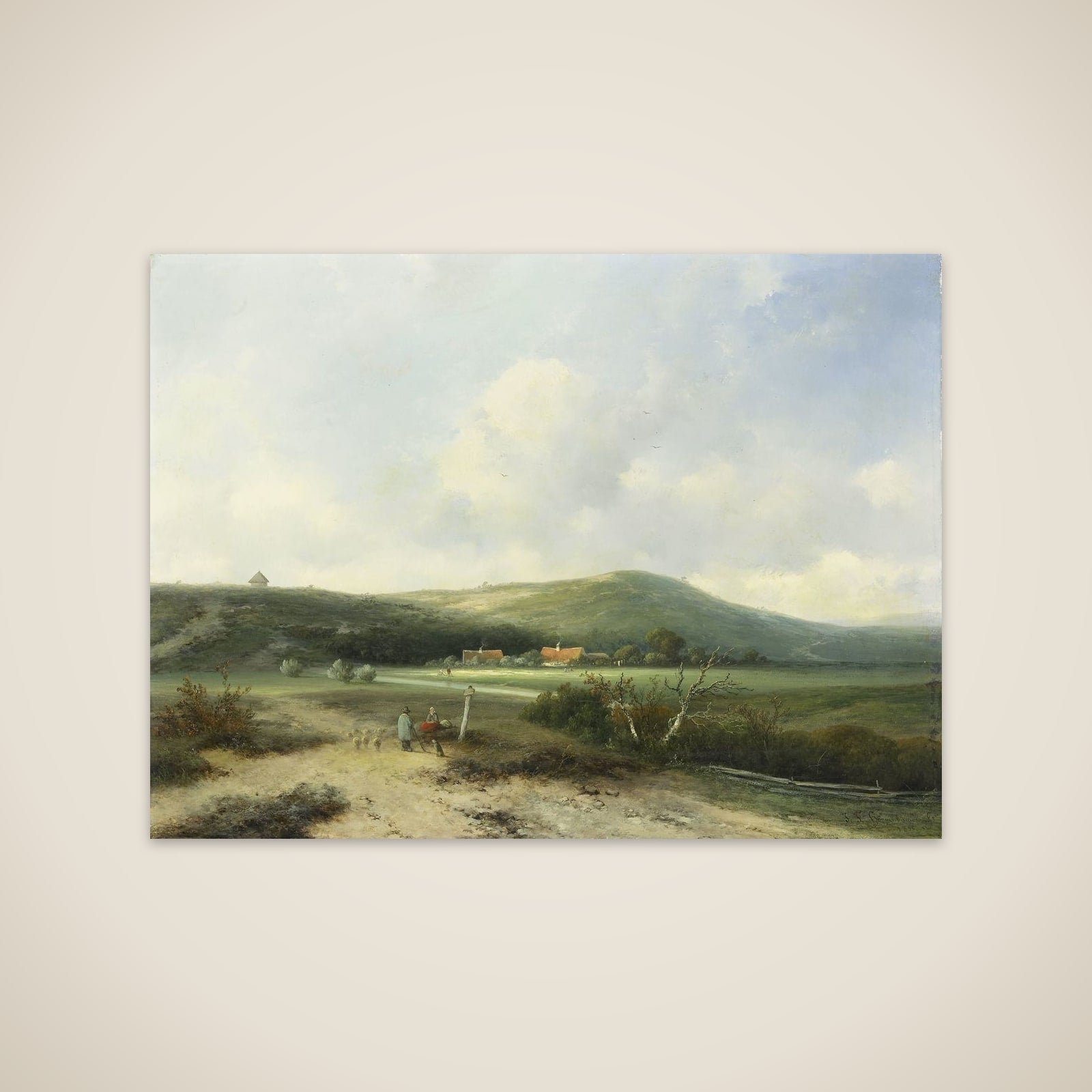 View in the Dunes unframed print