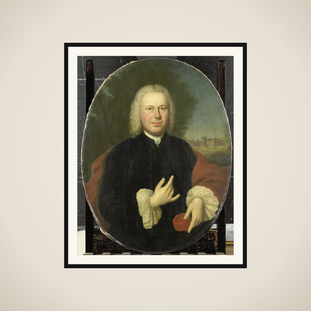 Diederik van Bleyswijk (1711-63), Baron of Eethen and Meeuwen, Lord of Babiloniënbroek, Burgomaster of Gorkum framed