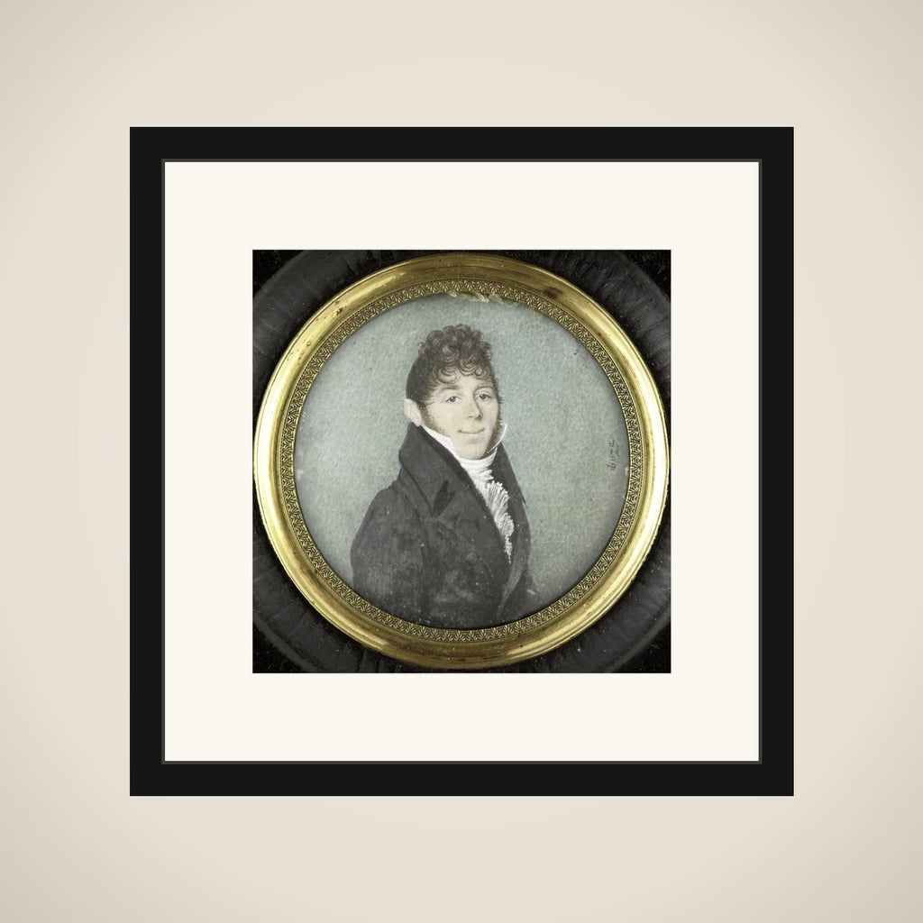 Portrait of Gerrit Jan van Houten (b 1774). Burgomaster of Amersfoort framed