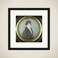 Portrait of Gerrit Jan van Houten (b 1774). Burgomaster of Amersfoort framed