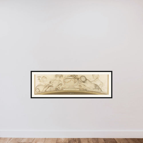 Autumn framed — shown to scale