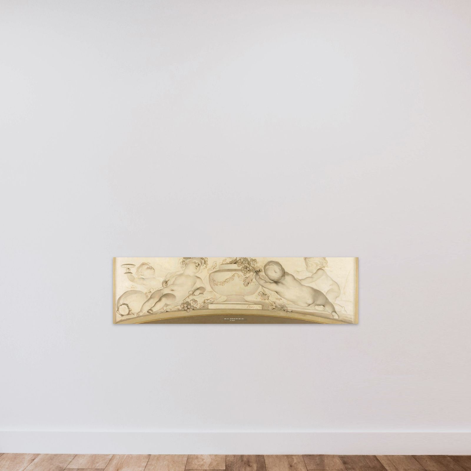 Autumn unframed — shown to scale