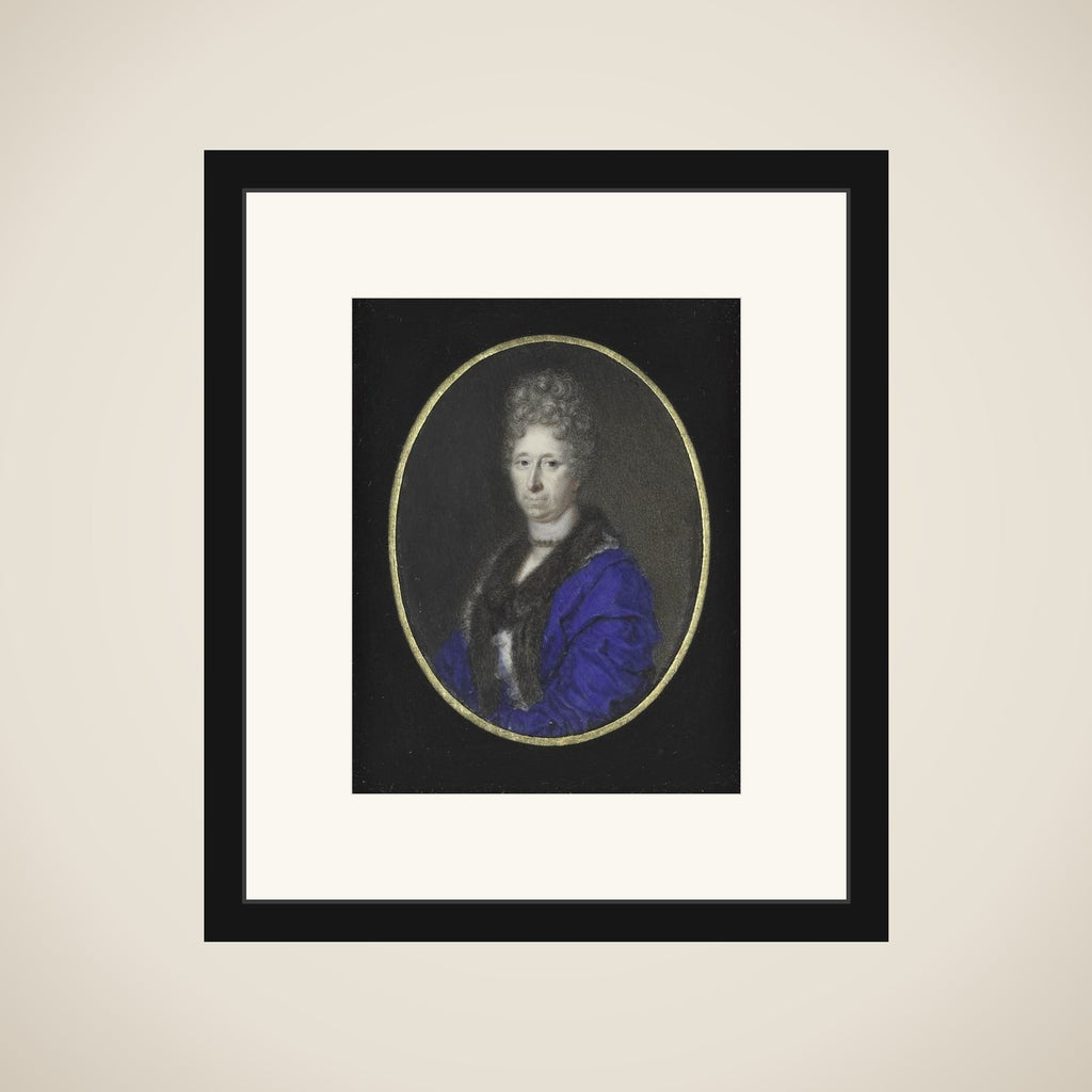 Portrait of een vrouw framed