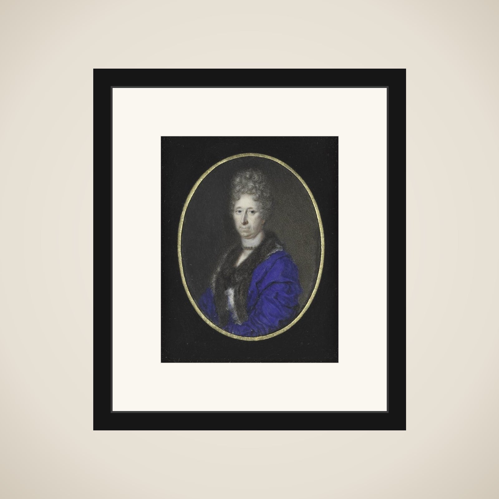 Portrait of een vrouw framed