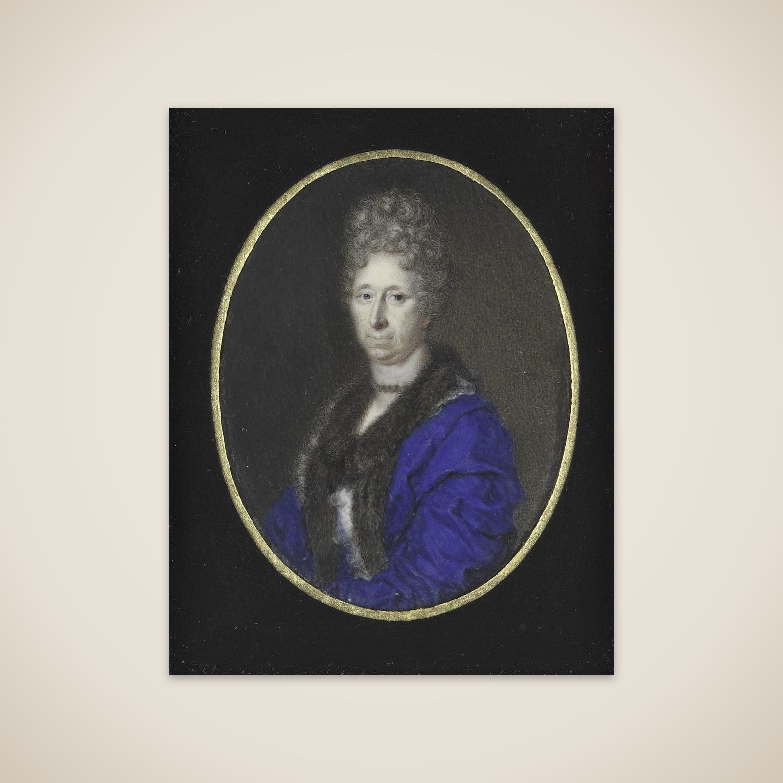 Portrait of een vrouw unframed print